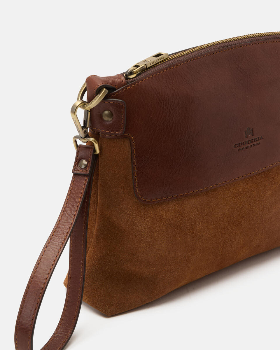 Greg pouch Marrone  - Pochette - Borse Uomo - Borse - Cuoieria Fiorentina