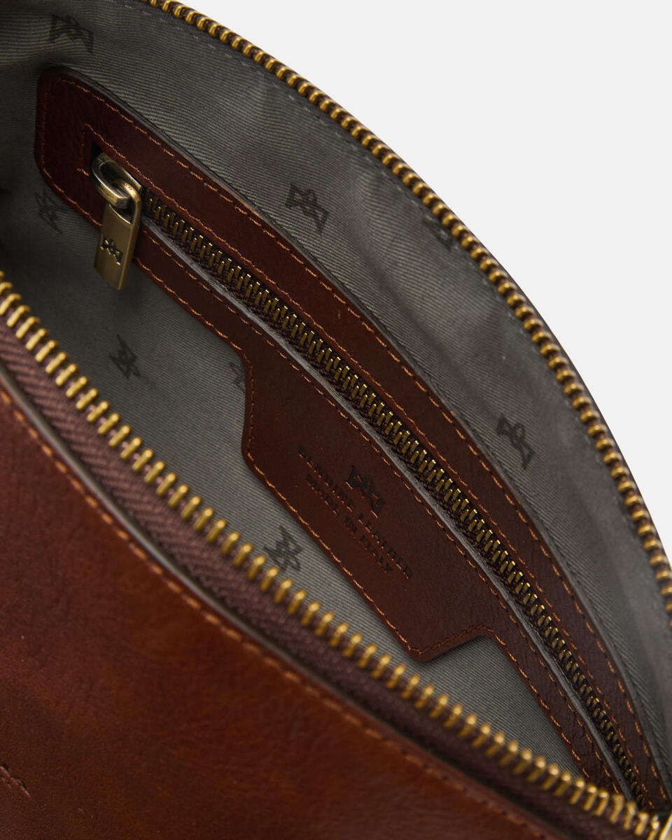 Greg pouch Marrone  - Pochette - Borse Uomo - Borse - Cuoieria Fiorentina