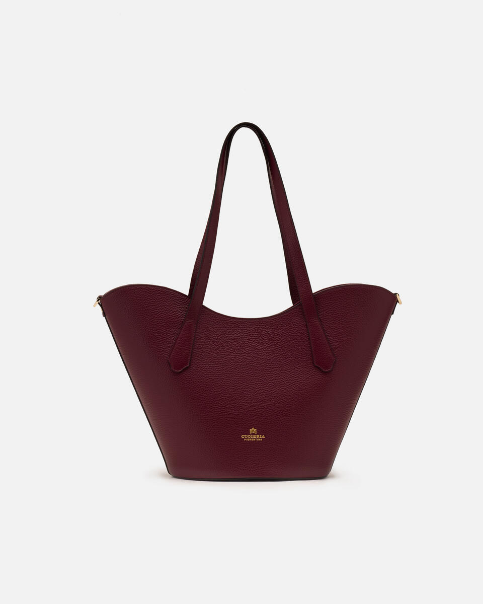 SHOPPING BAG Bordeaux  - Shopping - Women's Bags - Bags - Cuoieria Fiorentina