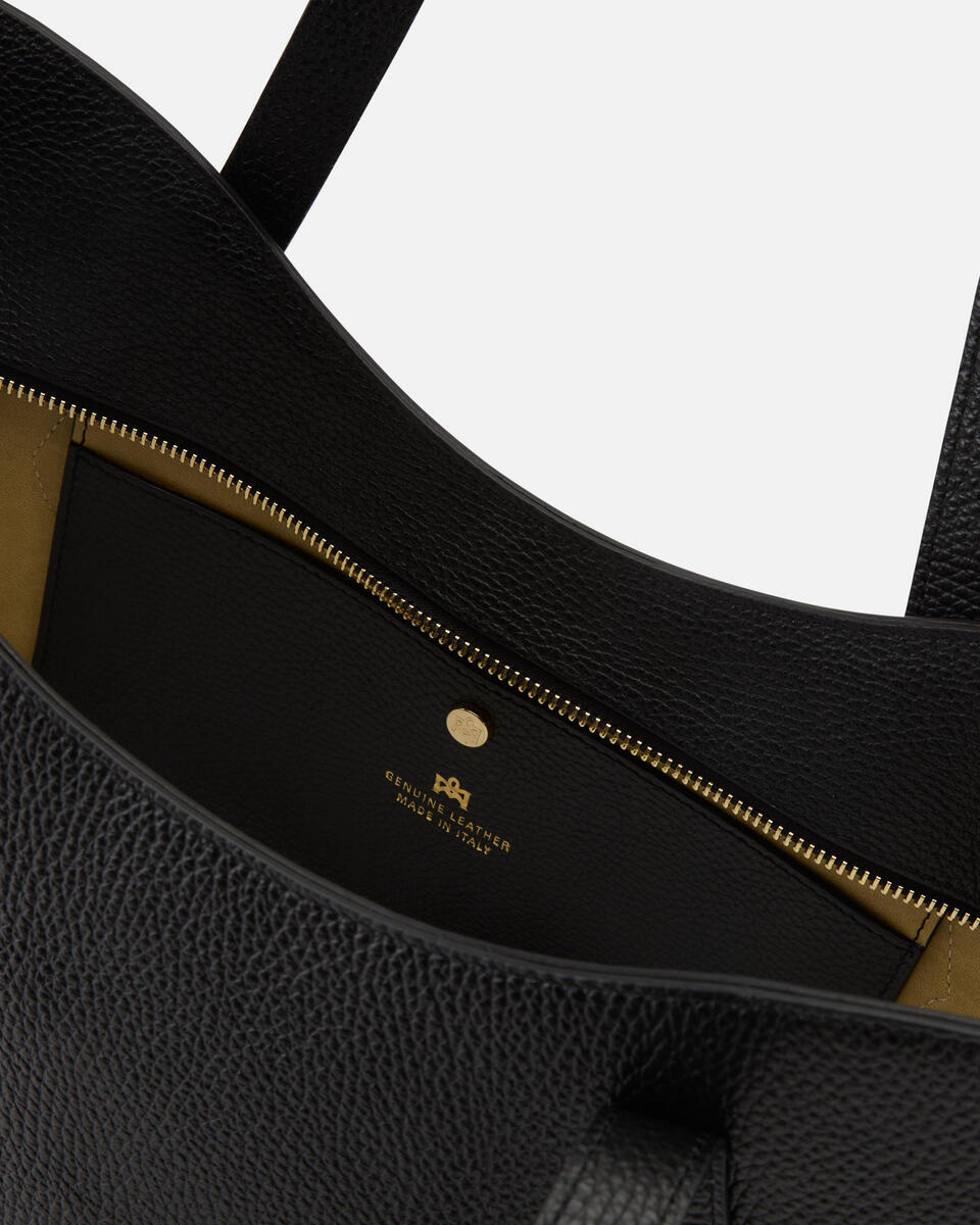 SHOPPING BAG Black  - Shopping - Women's Bags - Bags - Cuoieria Fiorentina