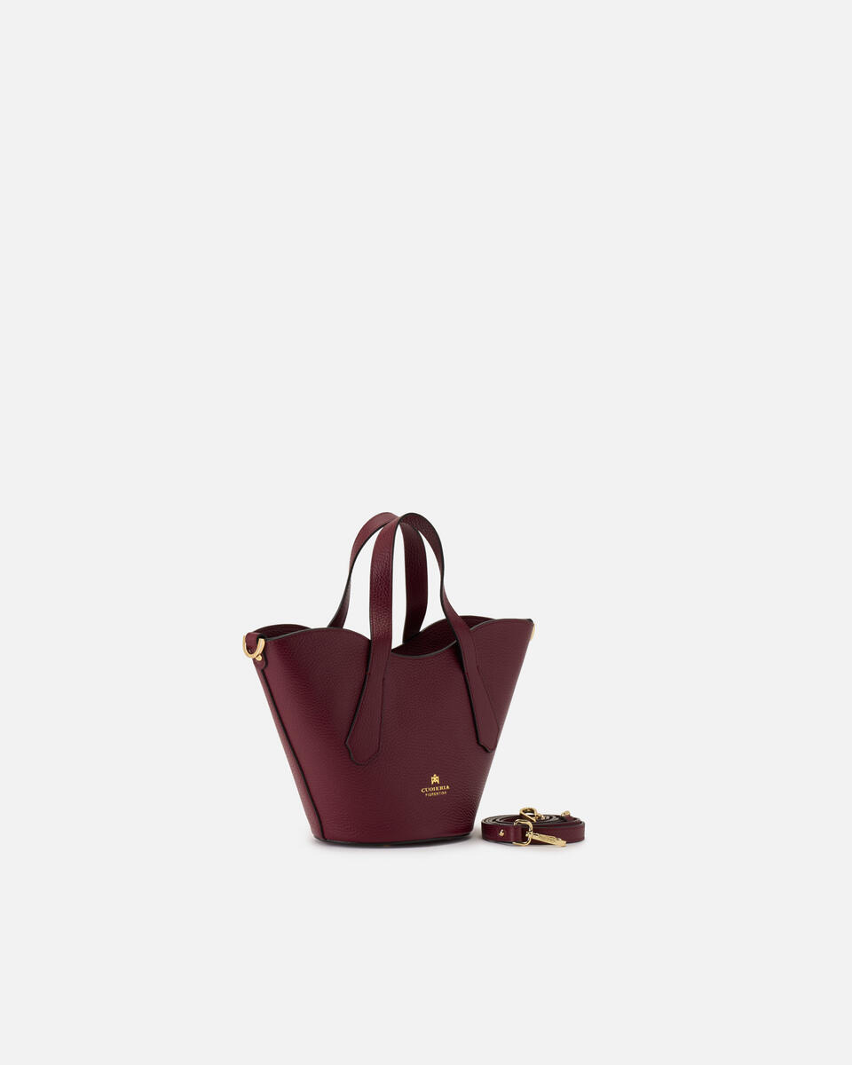 Wave Small Tote Bordeaux  - Tote Bag - Borse Donna - Borse - Cuoieria Fiorentina
