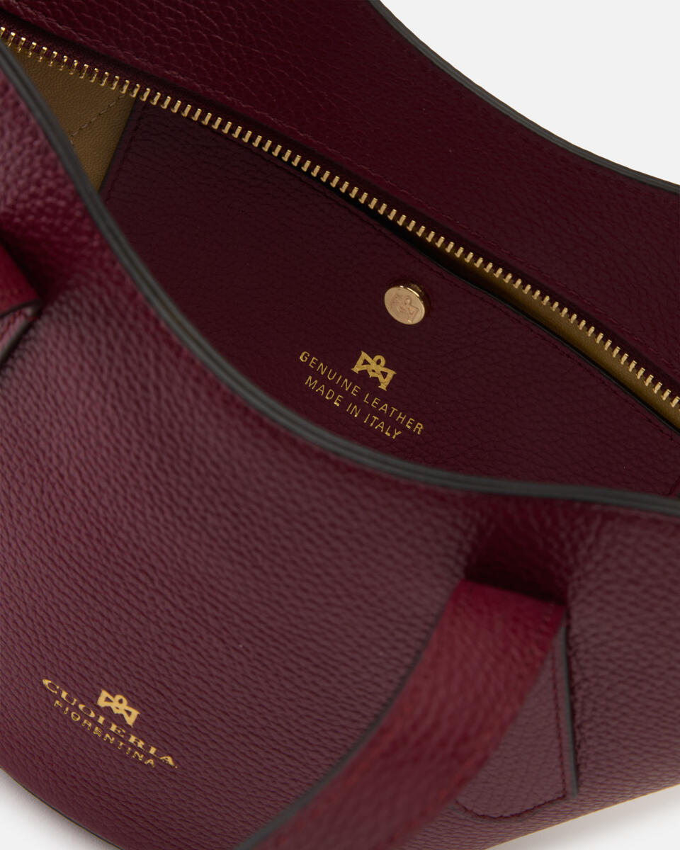 Wave Small Tote Bordeaux  - Tote Bag - Borse Donna - Borse - Cuoieria Fiorentina