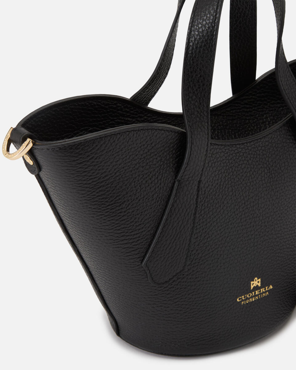 Wave Small Tote Nero  - Tote Bag - Borse Donna - Borse - Cuoieria Fiorentina