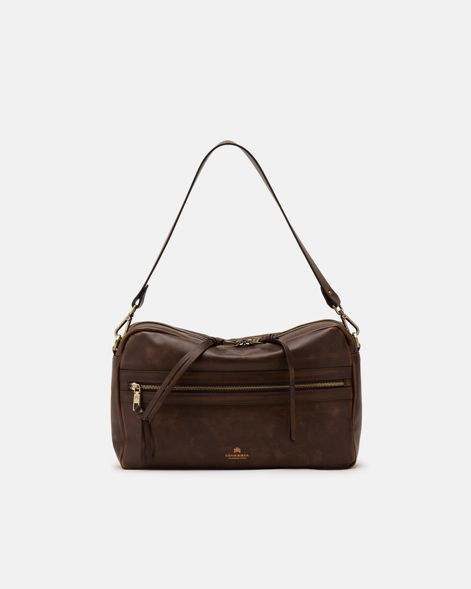 Cameron Large Camera Bag Vitello Texas Caramel  - Borse A Spalla - Borse Donna - Borse - Cuoieria Fiorentina
