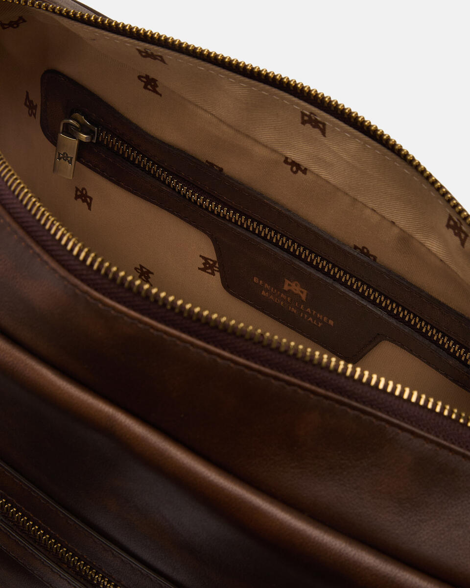 Cameron Large Camera Bag Vitello Texas Caramel  - Borse A Spalla - Borse Donna - Borse - Cuoieria Fiorentina