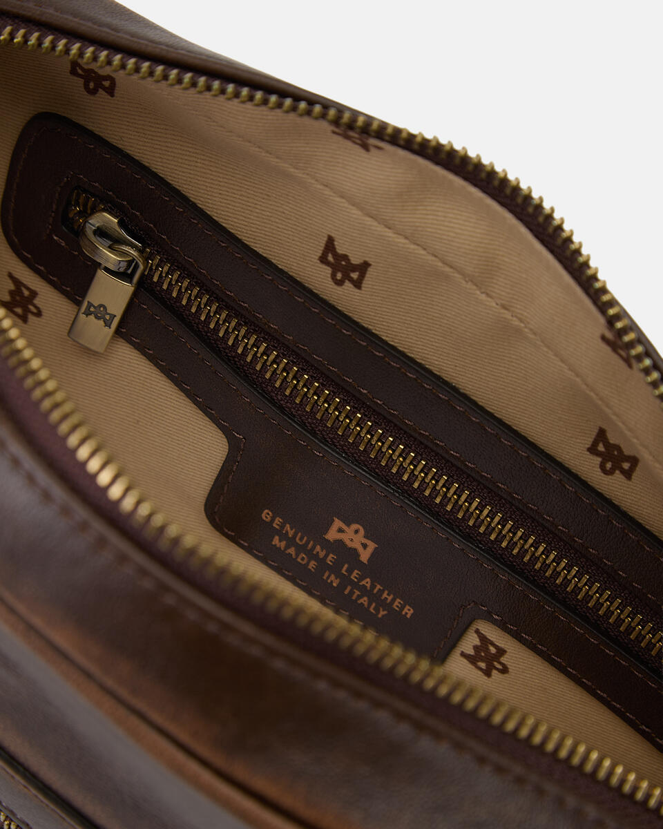Cameron Small Camera Bag Vitello Texas Caramel  - Borse A Spalla - Borse Donna - Borse - Cuoieria Fiorentina