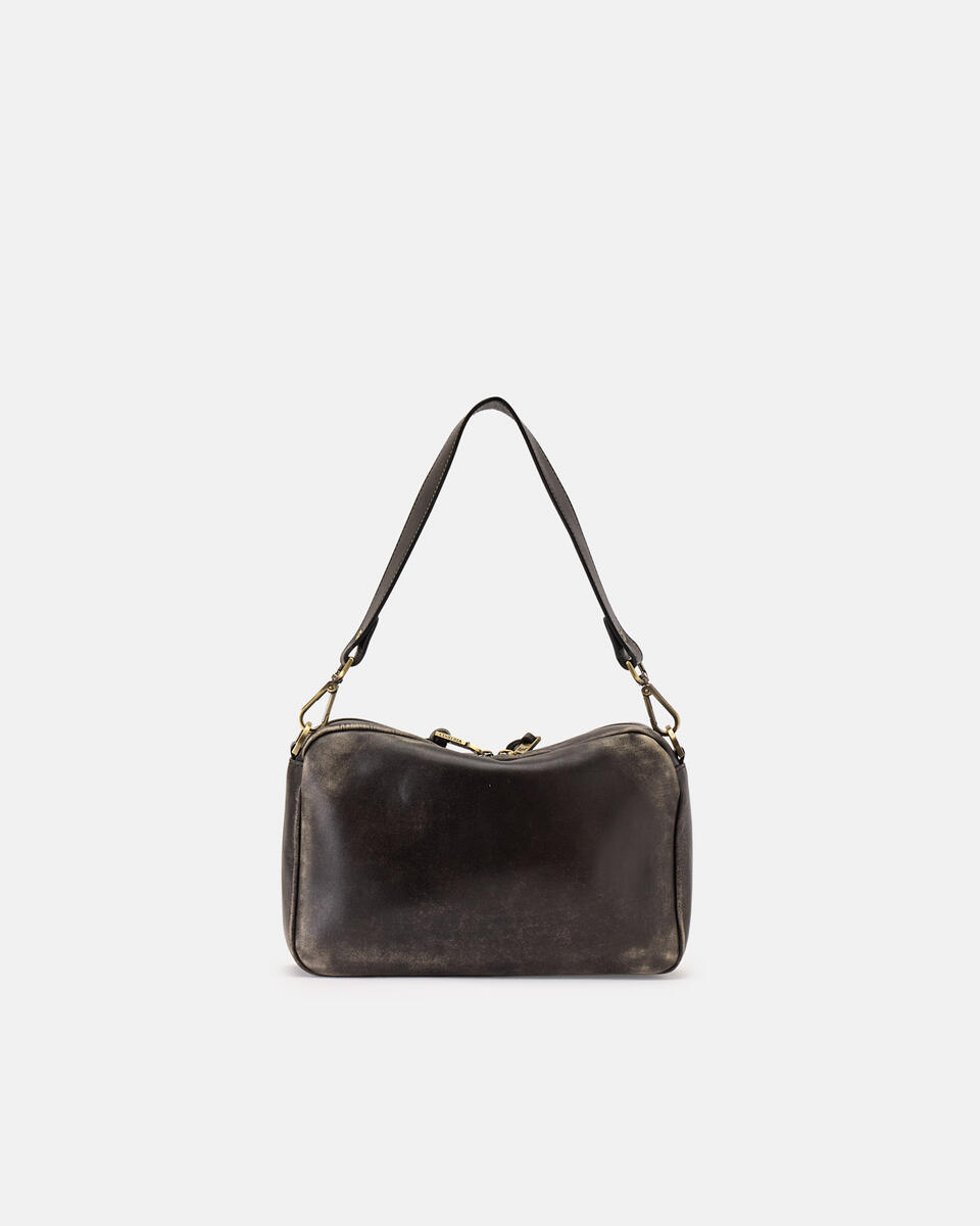Cameron Small Camera Bag Vitello Texas Nero  - Borse A Spalla - Borse Donna - Borse - Cuoieria Fiorentina