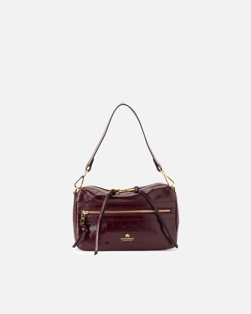 Cameron Small Camera Bag Vintage Amarena  - Borse A Spalla - Borse Donna - Borse - Cuoieria Fiorentina