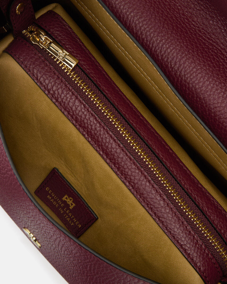 Clara Flap Bag Bordeauxdesert  - Messenger - Borse Donna - Borse - Cuoieria Fiorentina