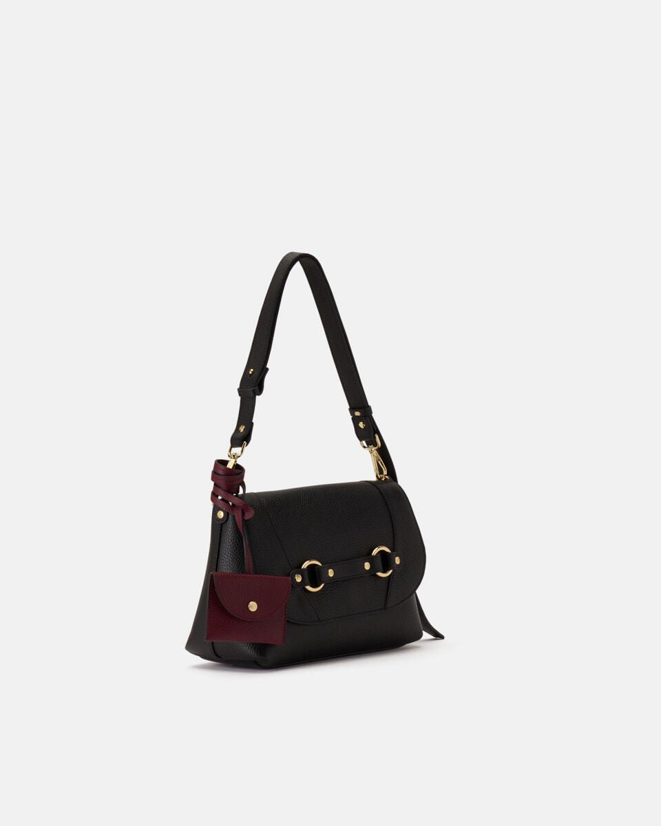 Clara Flap Bag Nerobordeaux  - Messenger - Borse Donna - Borse - Cuoieria Fiorentina