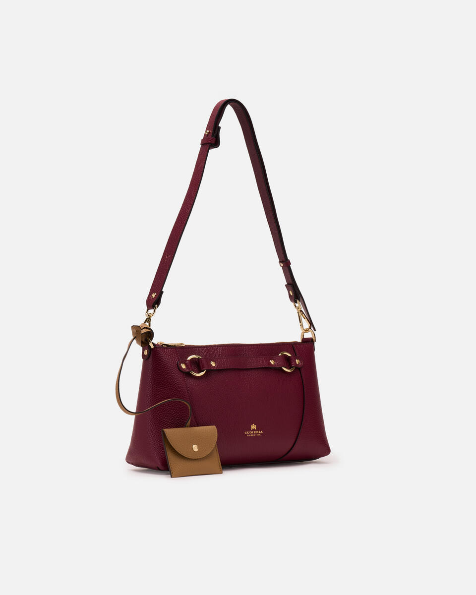 POUCH Bordeauxdesert  - Crossbody Bags - Women's Bags - Bags - Cuoieria Fiorentina