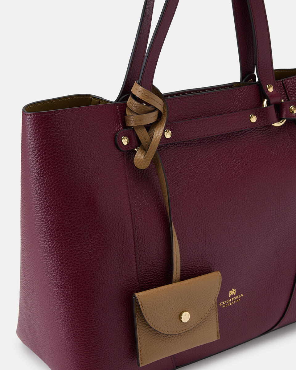 Clara Shopping Bordeauxdesert  - Shopping - Borse Donna - Borse - Cuoieria Fiorentina