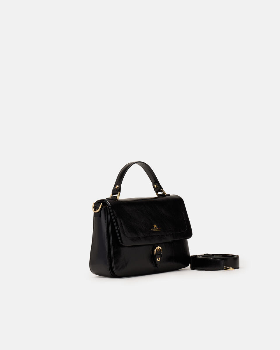 SMALL FLAP BAG Black  - Messenger Bags - Women's Bags - Bags - Cuoieria Fiorentina