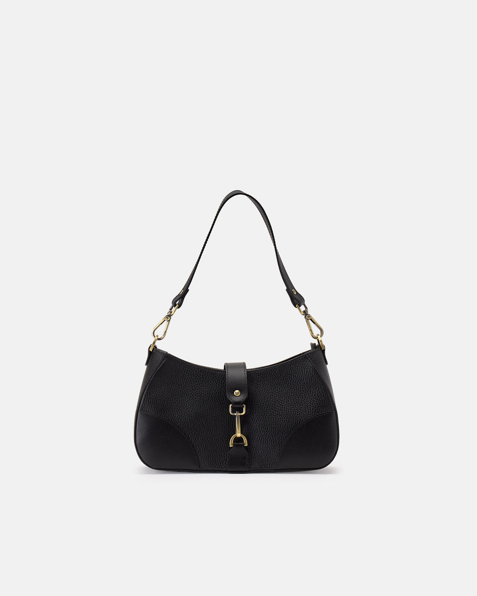 Hook small hobo Nero  - Tote Bag - Borse Donna - Borse - Cuoieria Fiorentina