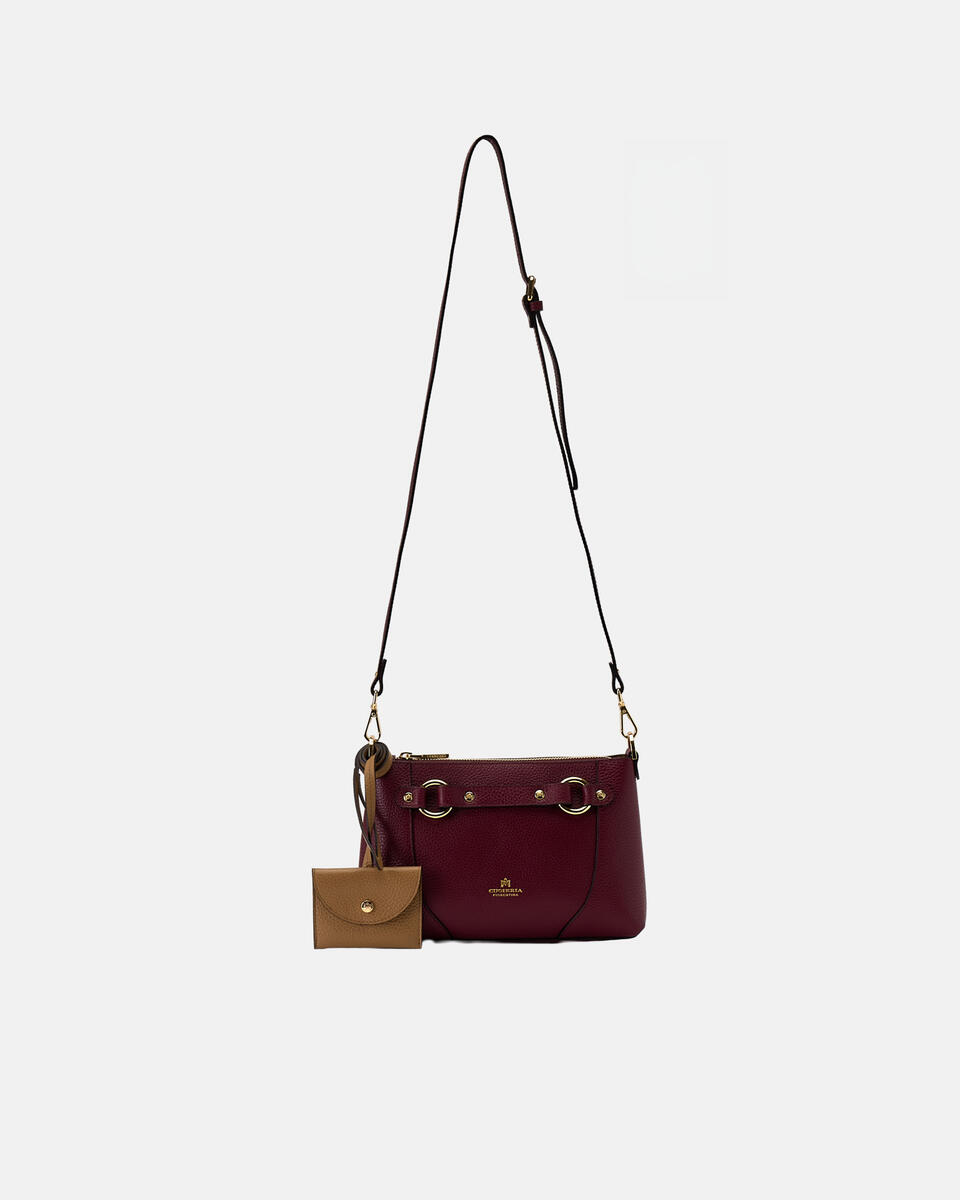 Clara pouch Bordeauxdesert  - Pochette - Borse Donna - Borse - Cuoieria Fiorentina
