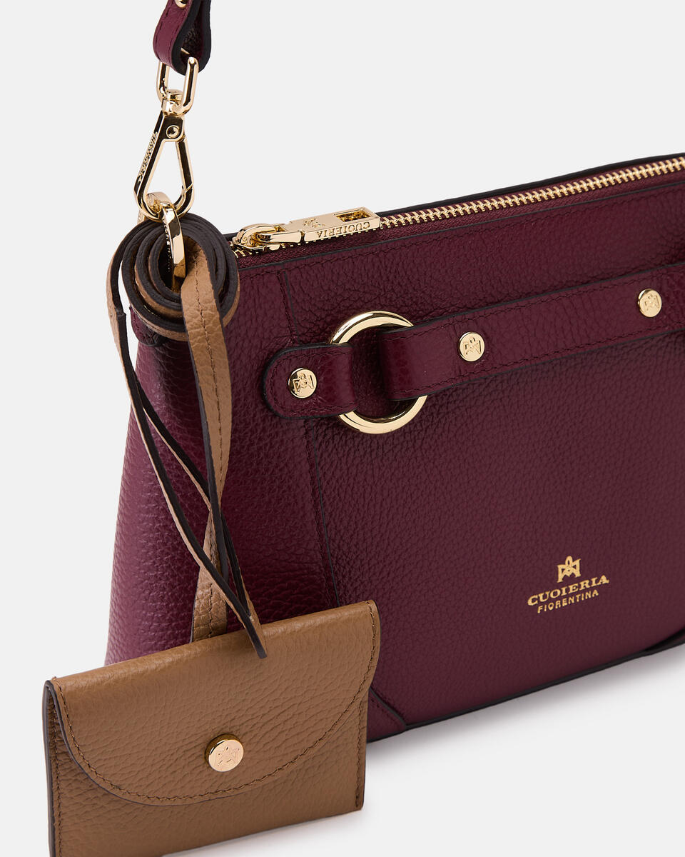 Clara pouch Bordeauxdesert  - Pochette - Borse Donna - Borse - Cuoieria Fiorentina