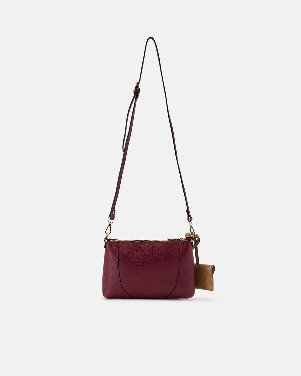 Clara pouch Bordeauxdesert  - Pochette - Borse Donna - Borse - Cuoieria Fiorentina