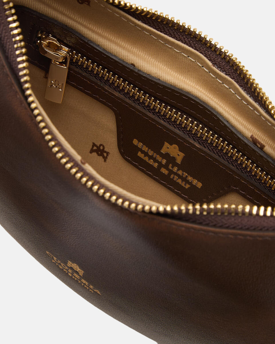 SMALL HOBO BAG Caramel  - Shoulder Bags - Women's Bags - Bags - Cuoieria Fiorentina