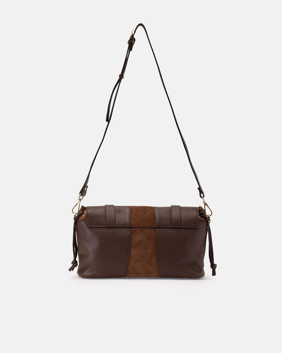 Sybel Flap bag Cioccolato  - Messenger - Borse Donna - Borse - Cuoieria Fiorentina