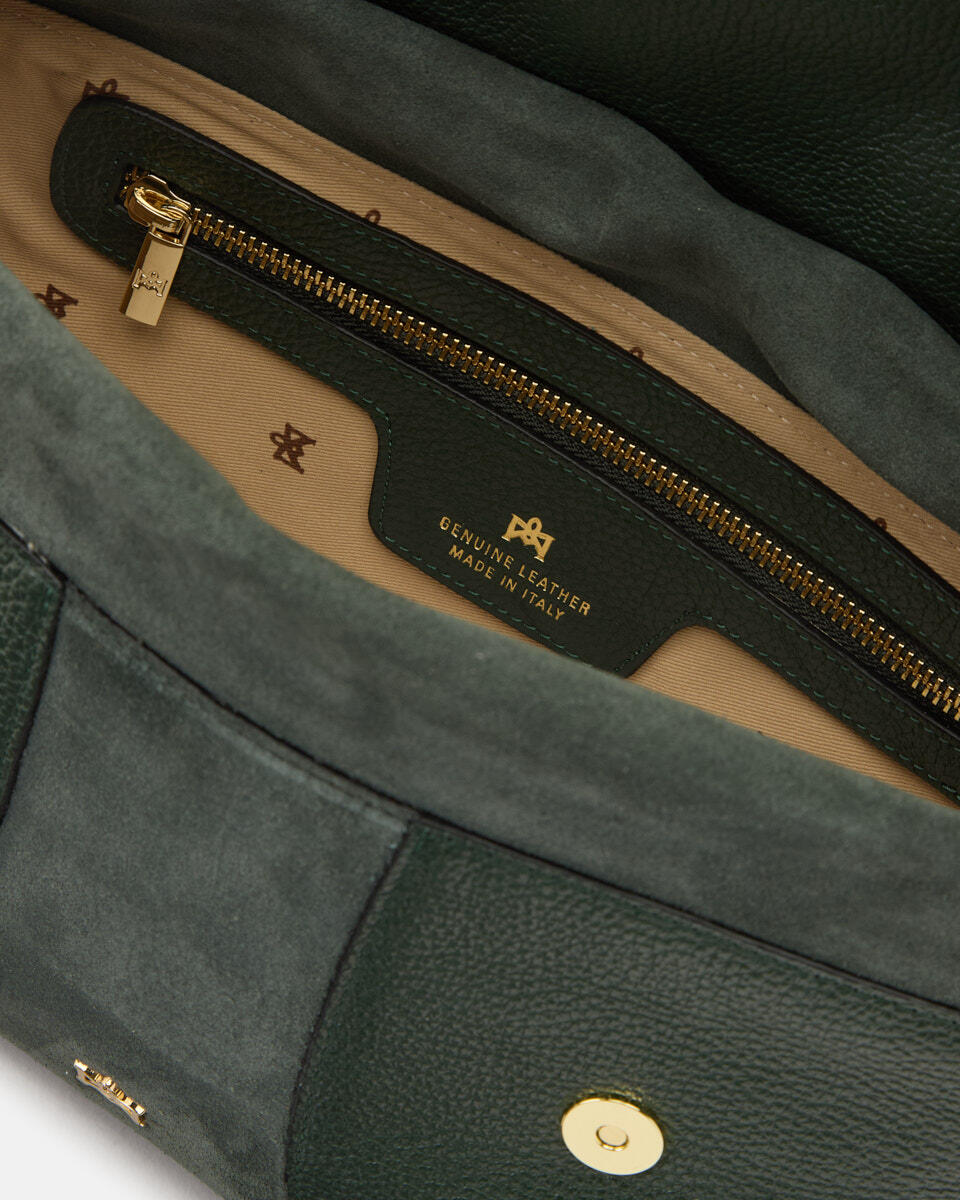 Sybel Flap bag Muschio  - Messenger - Borse Donna - Borse - Cuoieria Fiorentina