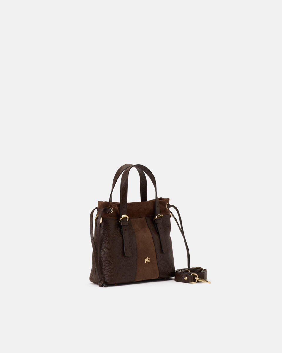Sybel small tote bag Cioccolato  - Tote Bag - Borse Donna - Borse - Cuoieria Fiorentina