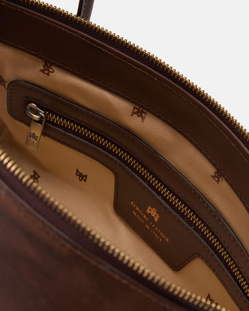 TOTE BAG Caramel  - Shopping - Women's Bags - Bags - Cuoieria Fiorentina