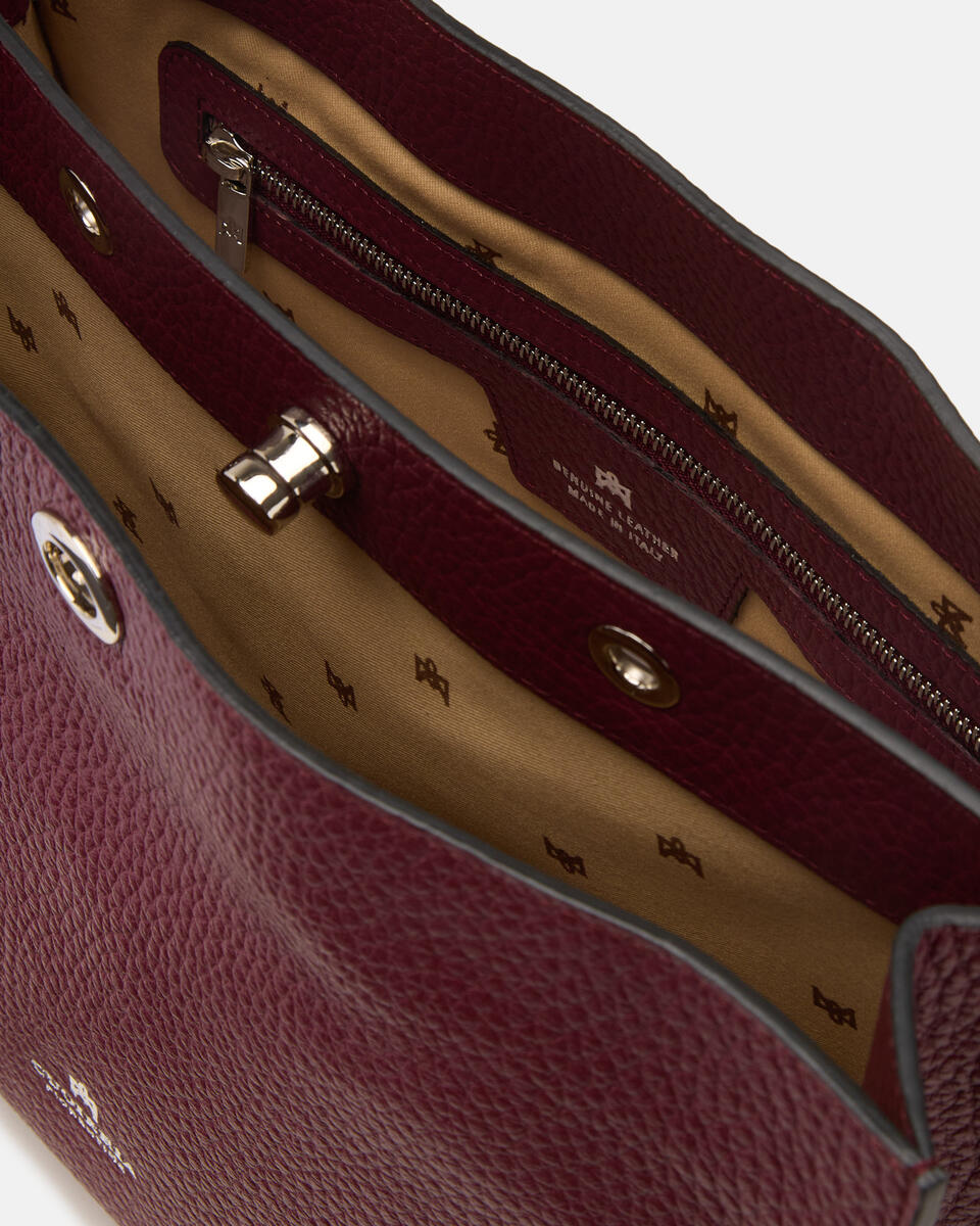 LARGE TOTE BAG Bordeaux  - Tote Bags - Women's Bags - Bags - Cuoieria Fiorentina