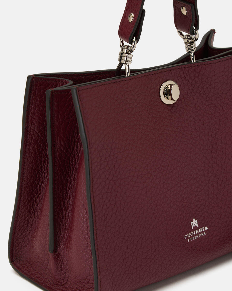 TOTE BAG Bordeaux  - Tote Bags - Women's Bags - Bags - Cuoieria Fiorentina