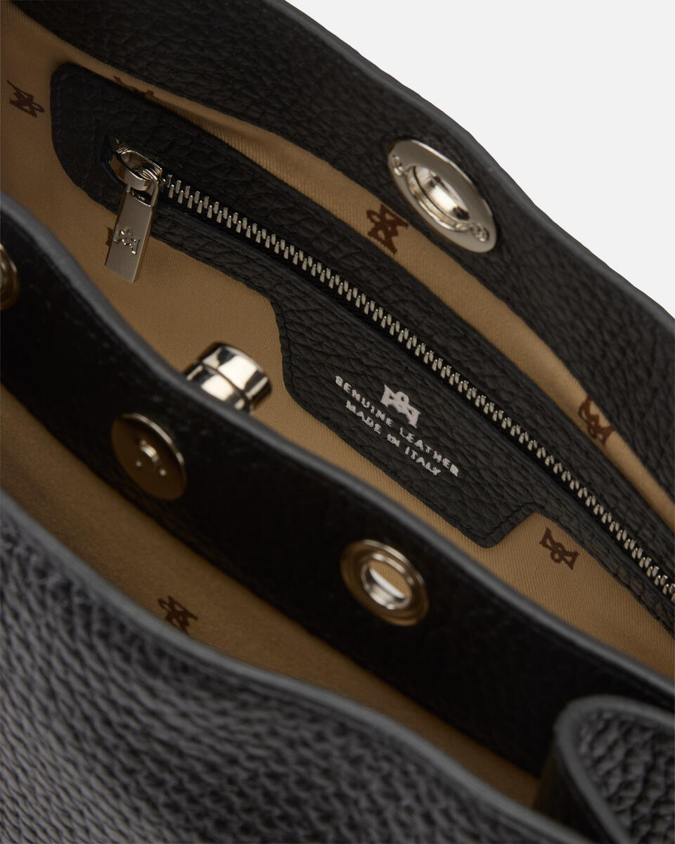 TOTE BAG Black  - Tote Bags - Women's Bags - Bags - Cuoieria Fiorentina