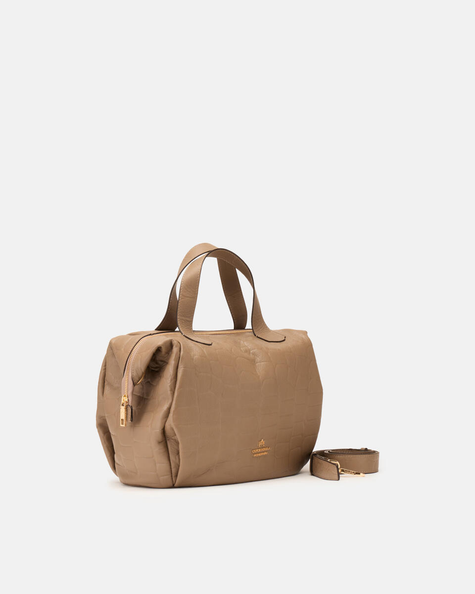 Carol Medium duffle in pelle Desert  - Tote Bag - Borse Donna - Borse - Cuoieria Fiorentina
