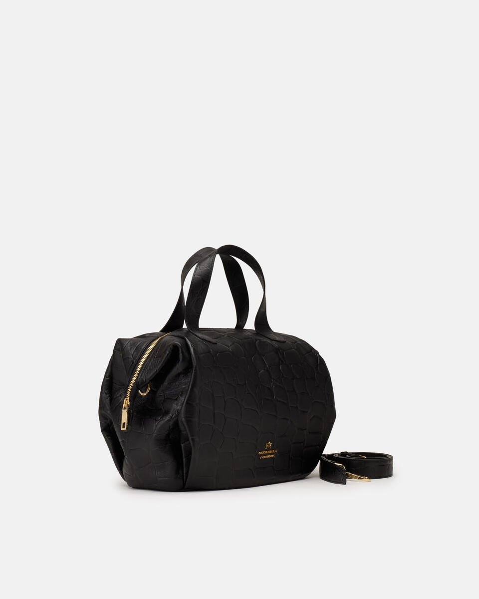 DUFFLE BAG Black  - Tote Bags - Women's Bags - Bags - Cuoieria Fiorentina