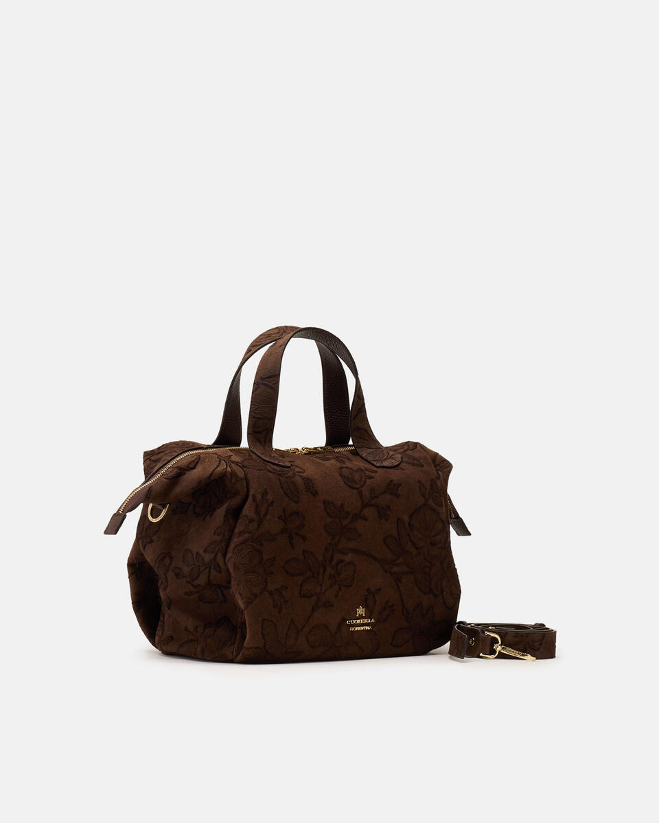 DUFFLE BAG Chocolate  - Tote Bags - Women's Bags - Bags - Cuoieria Fiorentina