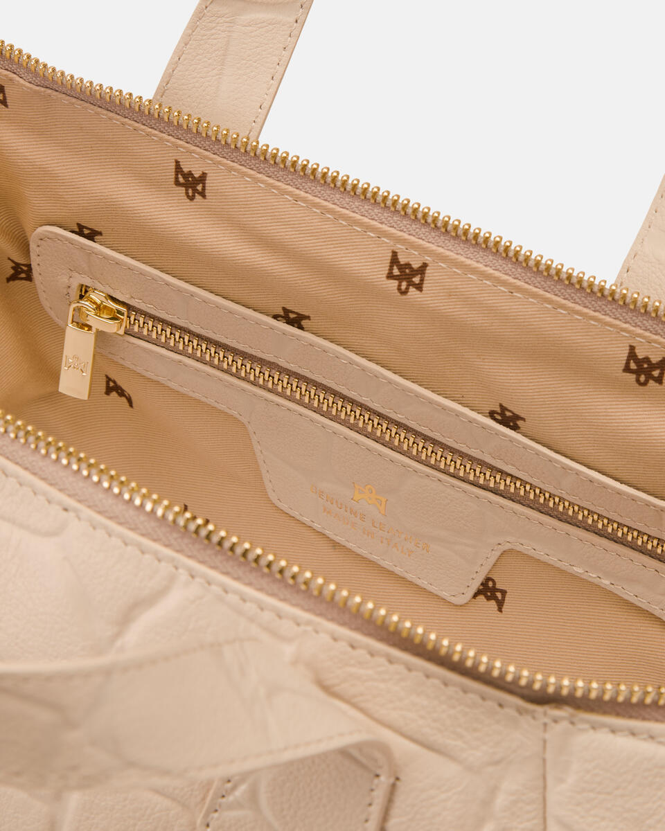 SMALL DUFFLE BAG Prosecco  - Tote Bags - Women's Bags - Bags - Cuoieria Fiorentina