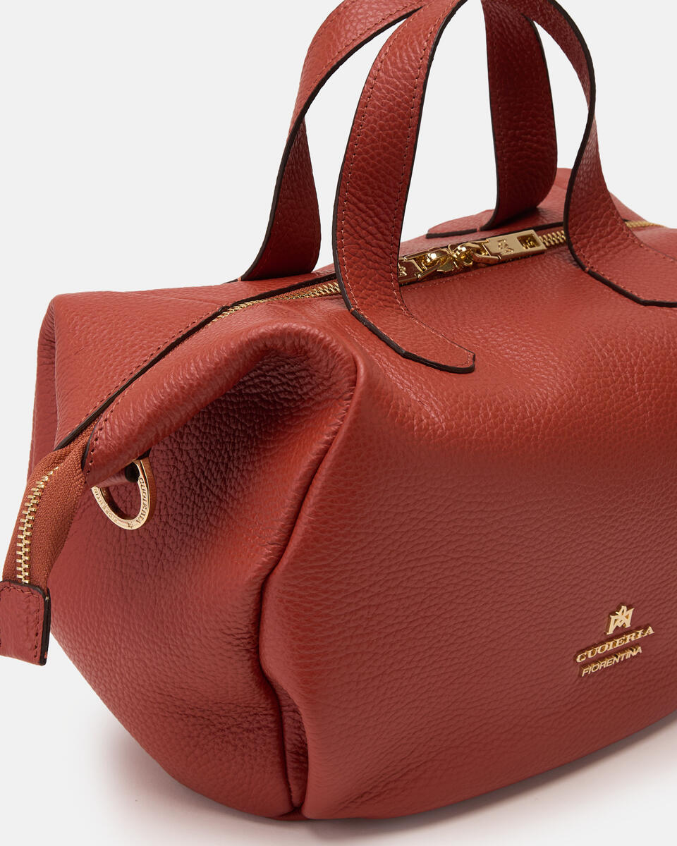 Carol small duffle Brick  - Tote Bag - Borse Donna - Borse - Cuoieria Fiorentina