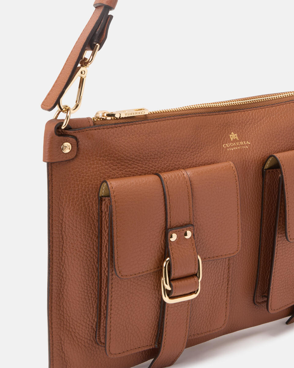 Blow pocket xbody Caramel  - Tracolla - Borse Donna - Borse - Cuoieria Fiorentina