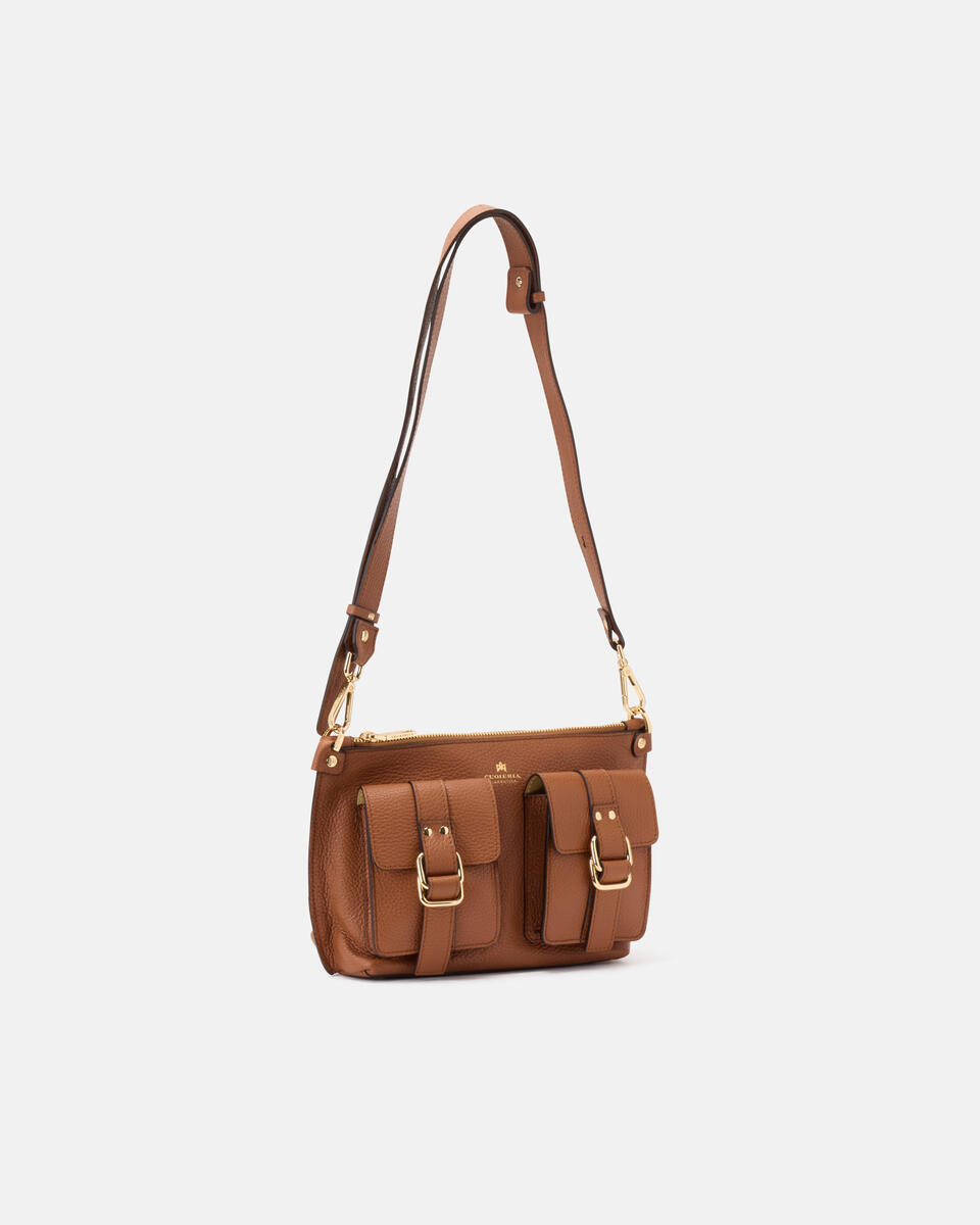 SMALL CROSSBODY Caramel  - Crossbody Bags - Women's Bags - Bags - Cuoieria Fiorentina
