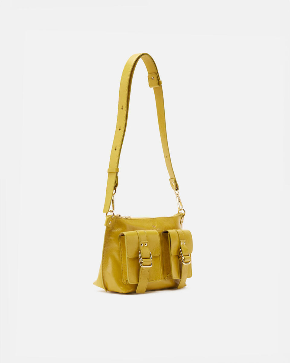 Blow pocket lipstick bag Acid green  - Borse - Special Price - Cuoieria Fiorentina