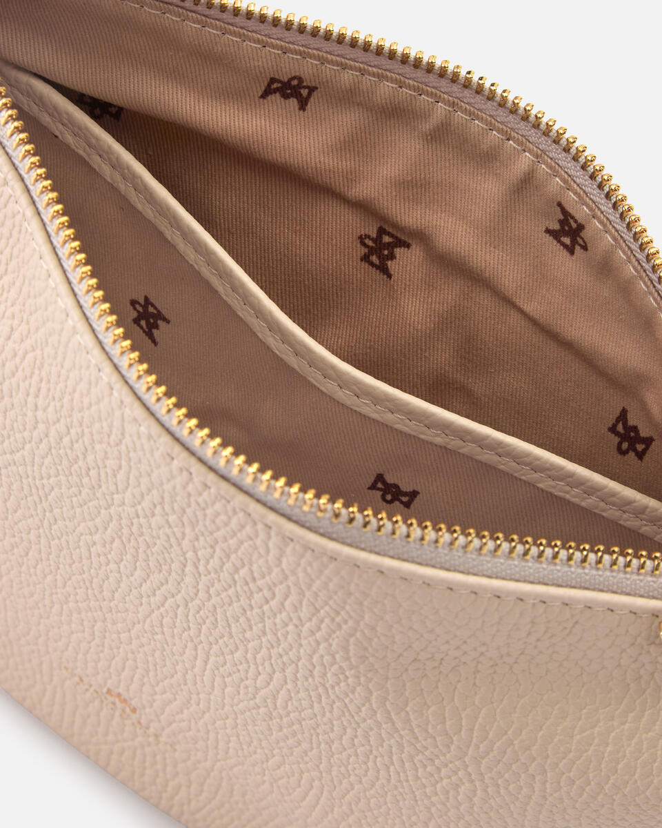 Emma Boho Small Pouch con borchie Prosecco  - Tracolla - Borse Donna - Borse - Cuoieria Fiorentina