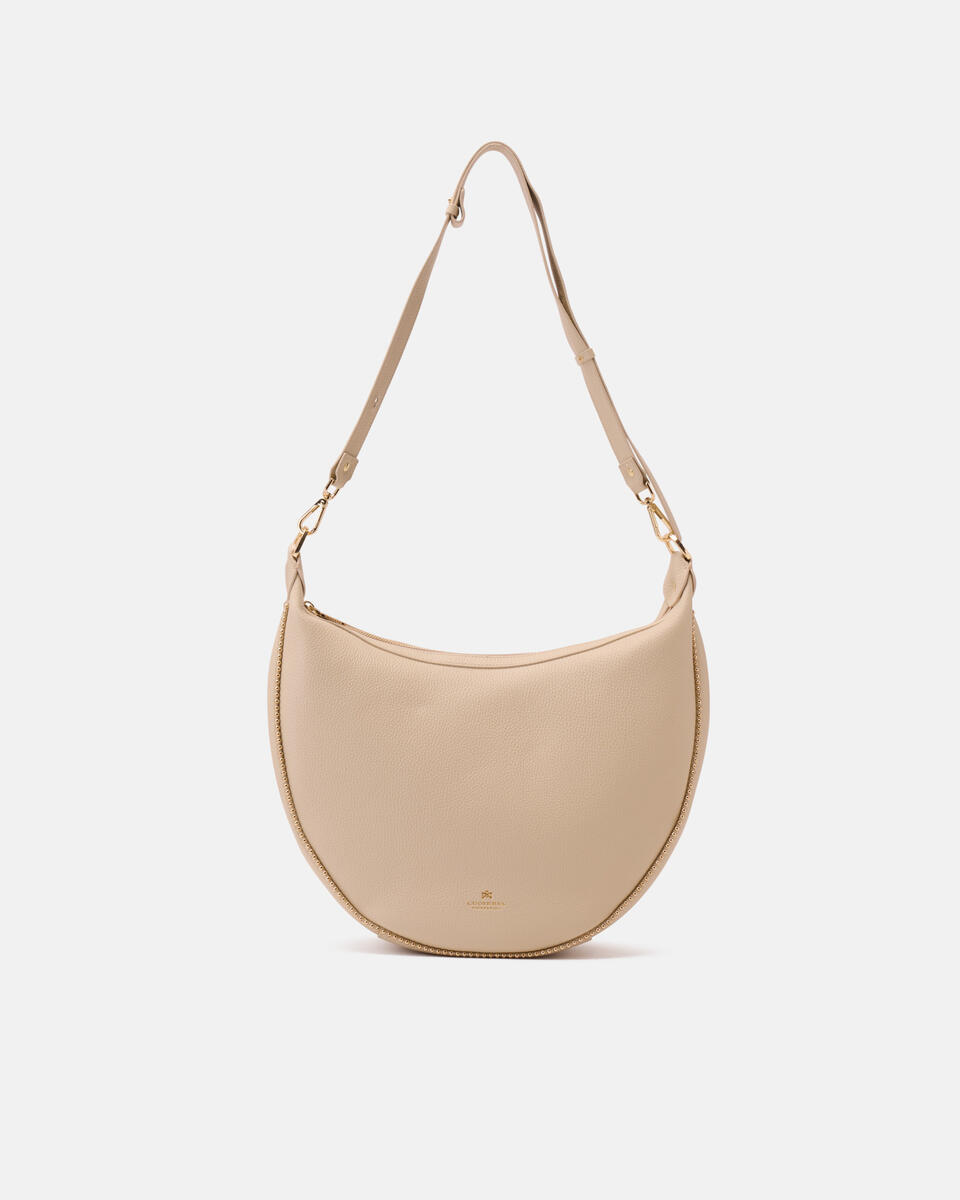 Emma Boho Large hobo con borchie Prosecco  - Borse A Spalla - Borse Donna - Borse - Cuoieria Fiorentina