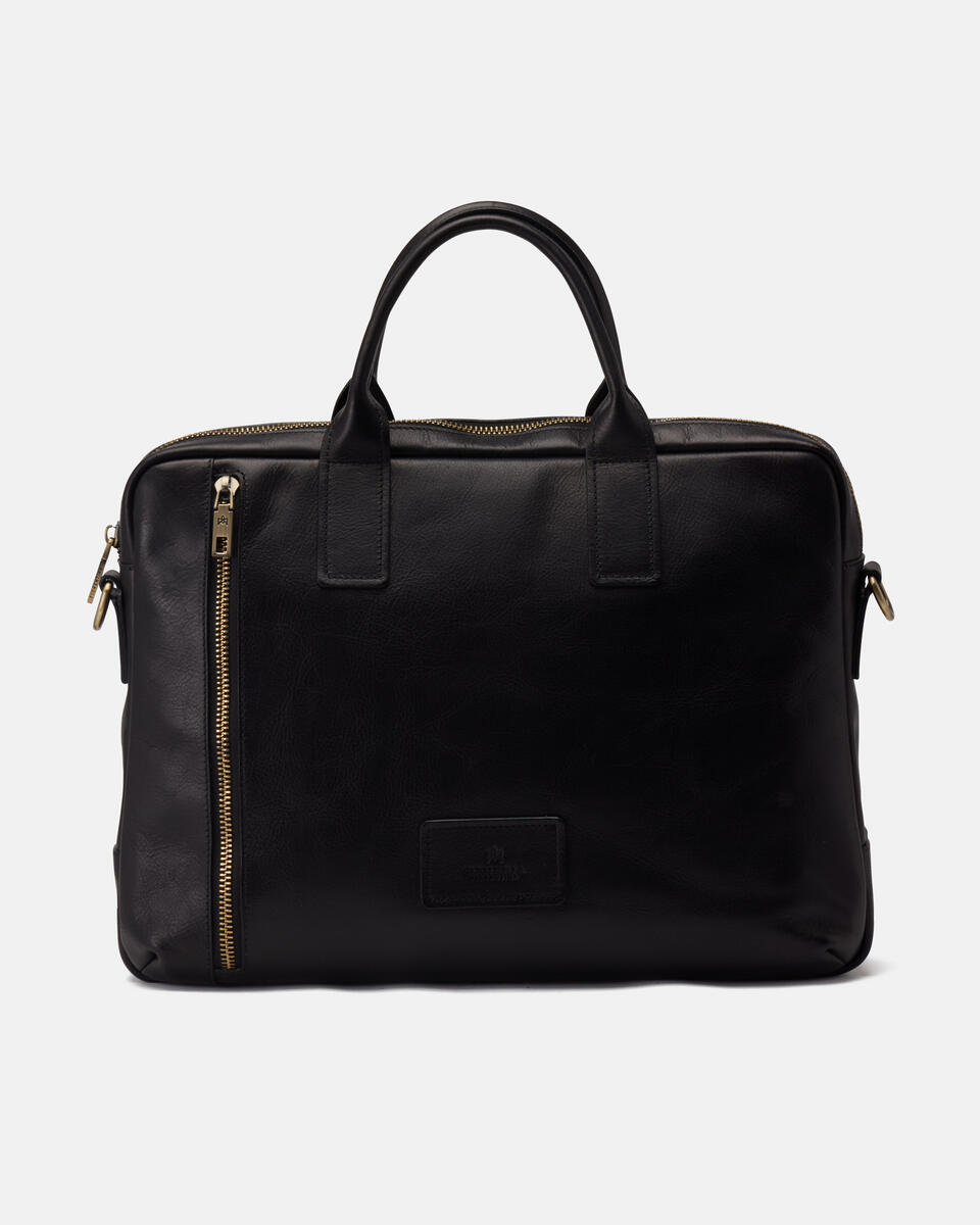 Briefcase Black  - Briefcases - Men's Bags - Bags - Cuoieria Fiorentina