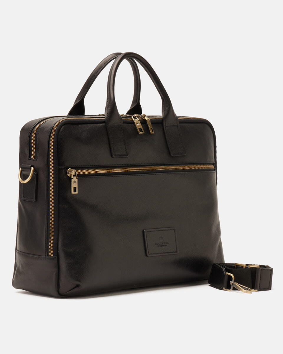 W&C PC Case 15,6 2 zip Nero  - Cartelle - Borse Uomo - Borse - Cuoieria Fiorentina
