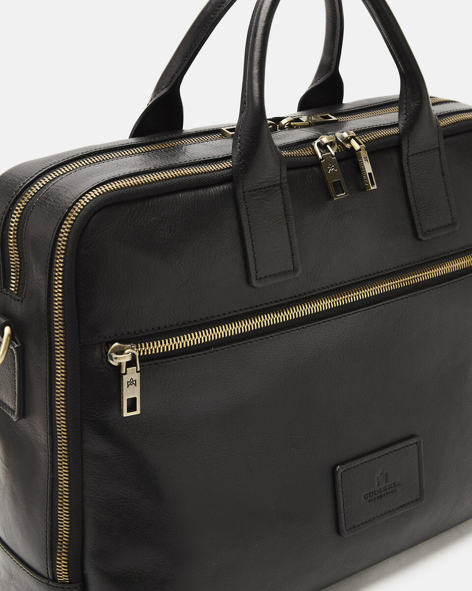 W&C PC Case 15,6 2 zip Nero  - Cartelle - Borse Uomo - Borse - Cuoieria Fiorentina