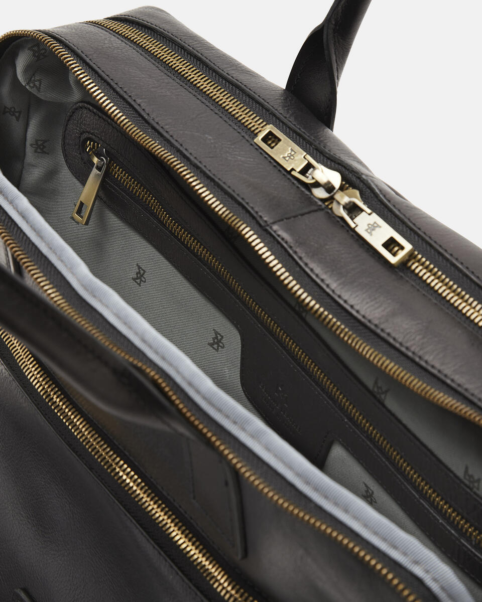 W&C PC Case 15,6 2 zip Nero  - Cartelle - Borse Uomo - Borse - Cuoieria Fiorentina