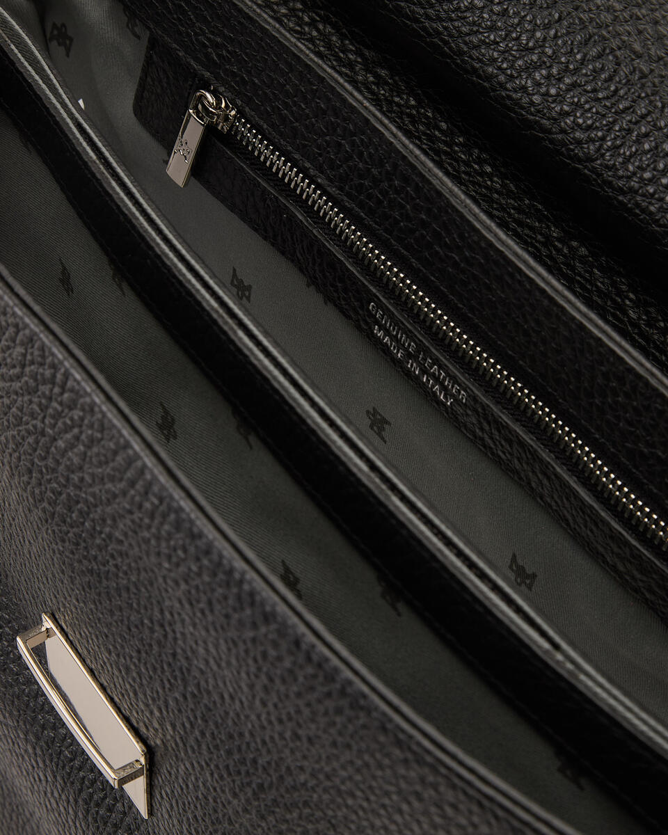 BRIEFCASE Black  - Briefcases - Men's Bags - Bags - Cuoieria Fiorentina