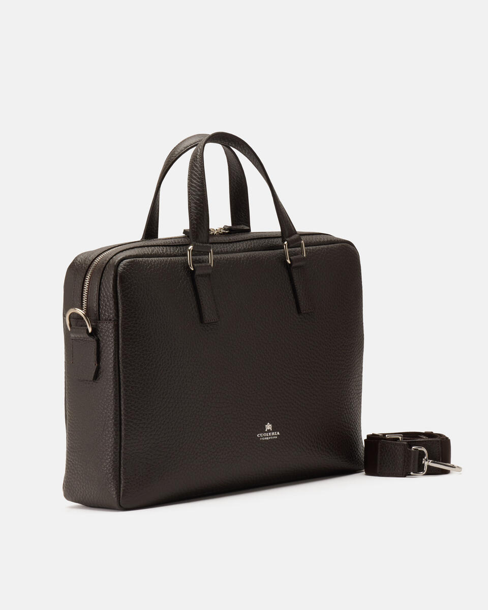 Brad cartella 1 zip porta pc 15 Testa di moro  - Cartelle - Borse Uomo - Borse - Cuoieria Fiorentina