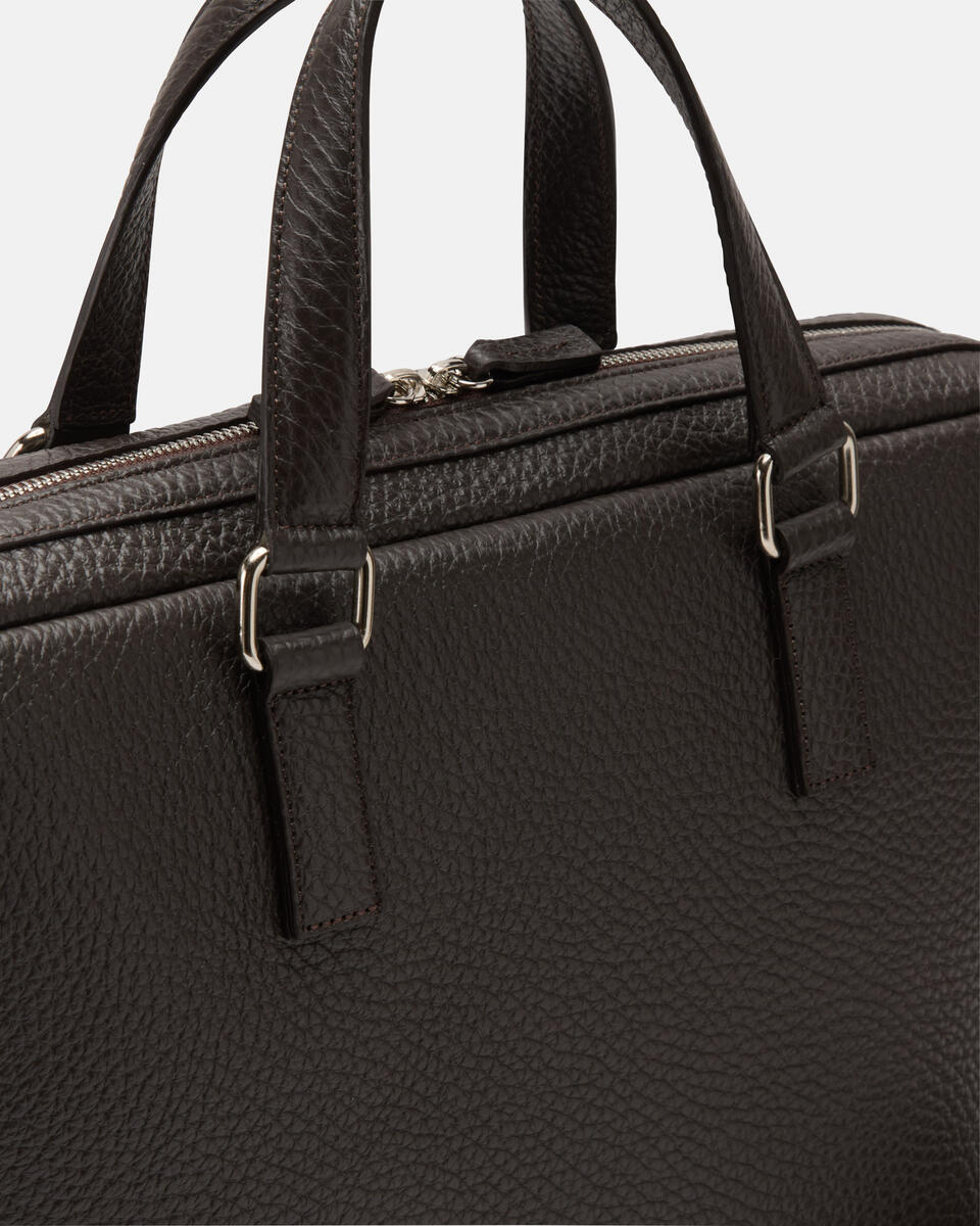 Brad cartella 1 zip porta pc 15 Testa di moro  - Cartelle - Borse Uomo - Borse - Cuoieria Fiorentina