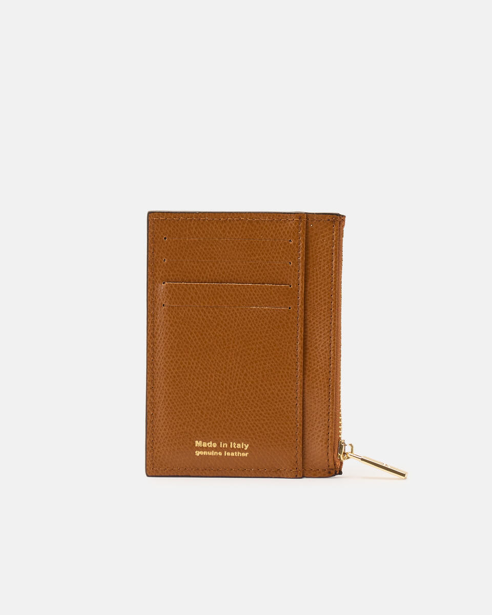 Card holder with zip Lion  - Women's Wallets - Women's Wallets - Wallets - Cuoieria Fiorentina