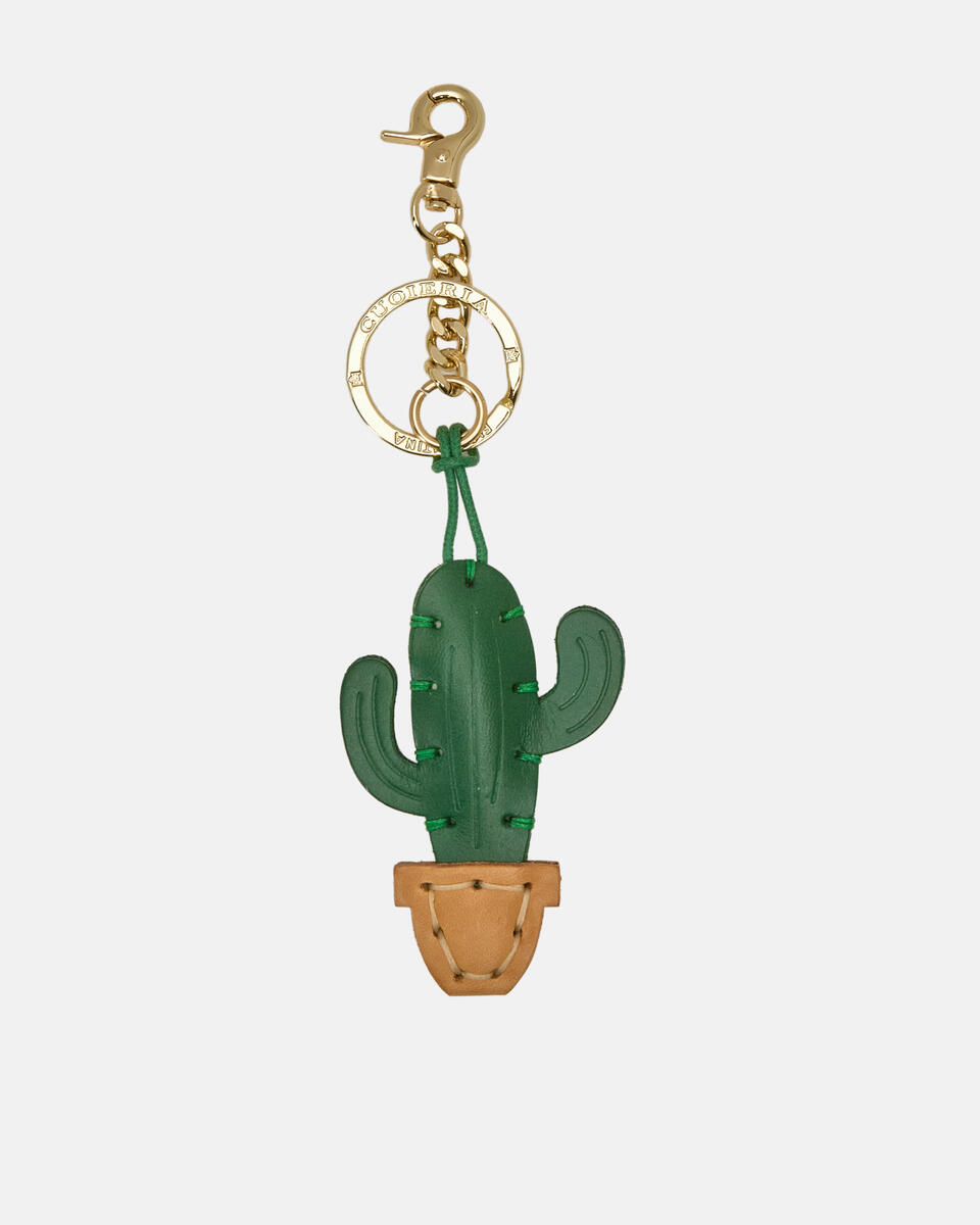 Charm in pelle Verde  - Portachiavi Donna - Accessori Donna - Accessori - Cuoieria Fiorentina