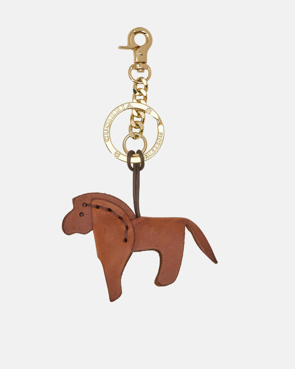 CHARM Brown  - Key Holders - Women's Accessories - Accessories - Cuoieria Fiorentina