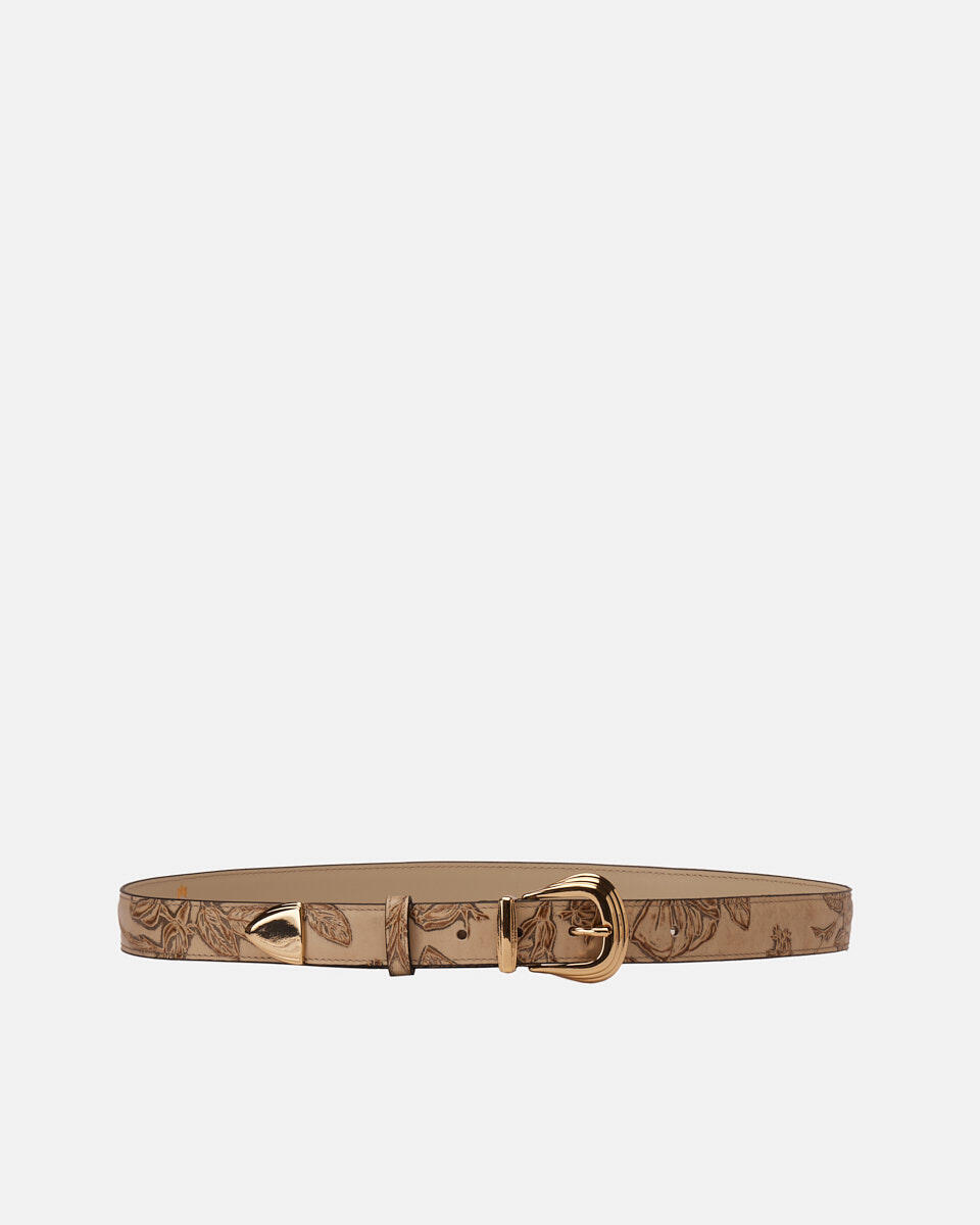 Belt Taupe  - Women's Belts - Belts - Cuoieria Fiorentina